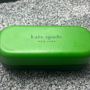 Kate Spade Bright Green Sunglass Case “ Hello Sunshine”